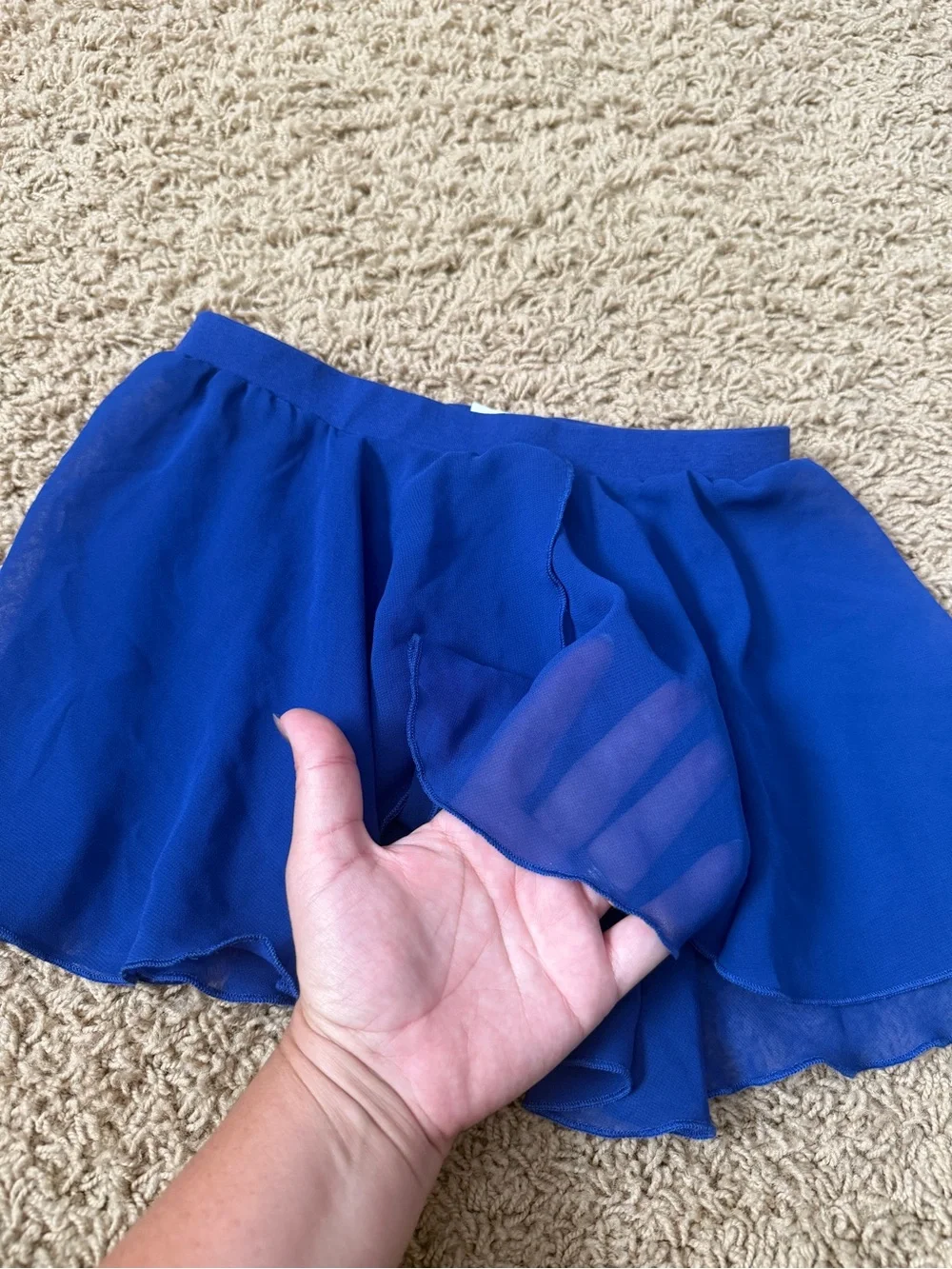 Eurotard CL Blue Chiffon Flared Skirt